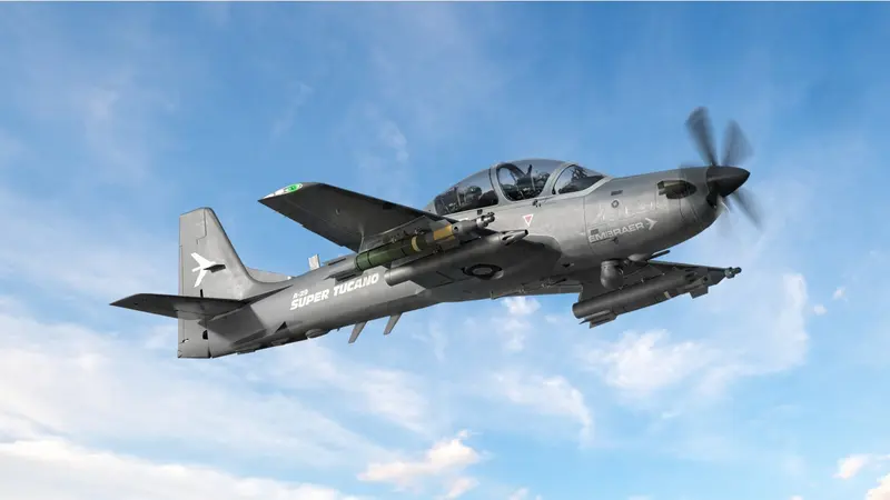 KC-390 Millennium y A-29 Super Tucano serán los protagonistas de Embraer en FIDAE 2026