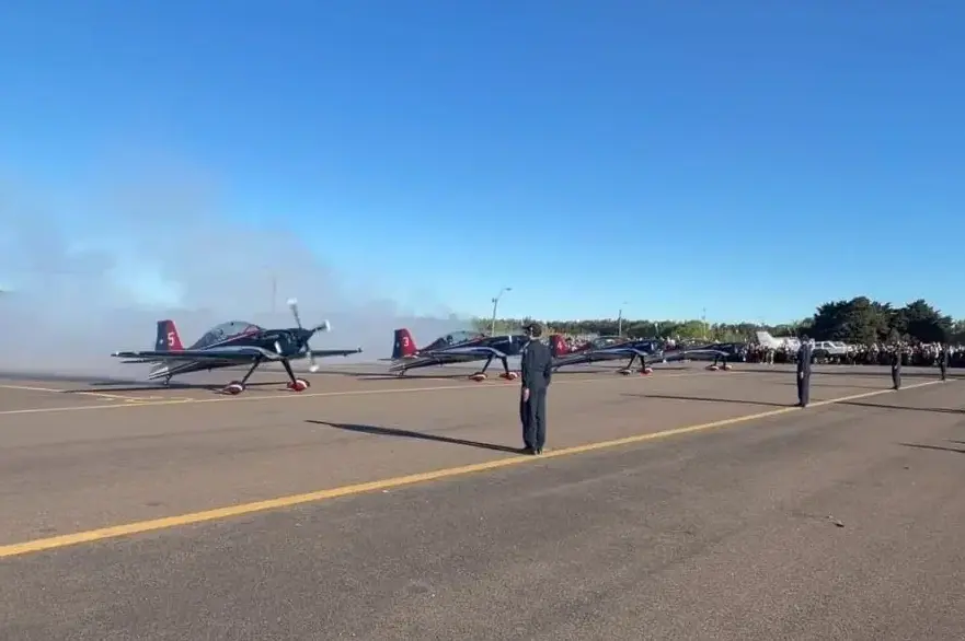 HALCONES DE LA FACH REPRESENTARON A CHILE EN EL DÍA DEL PATRIMONIO DE URUGUAY