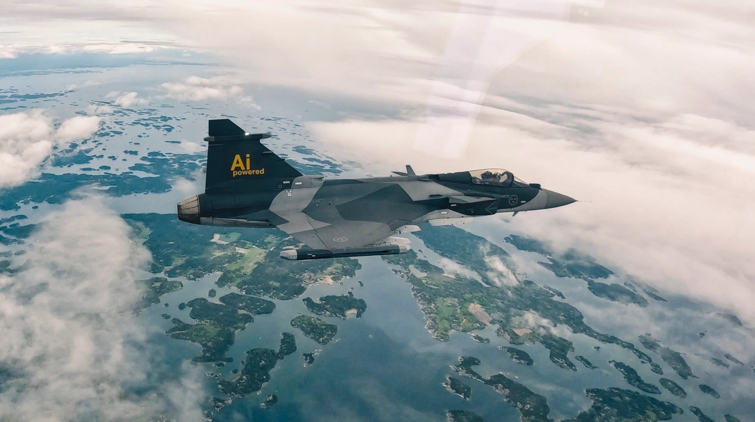 Saab vuela el Gripen E controlado por IA en pruebas de vuelo de combate BVR en el mundo real